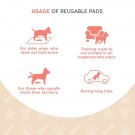 MISOKO Reusable Pad Seahorses pink 80x140 cm -2PK thumbnail