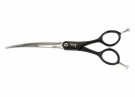 Yento Sparkle Curved Scissors Black 6,5