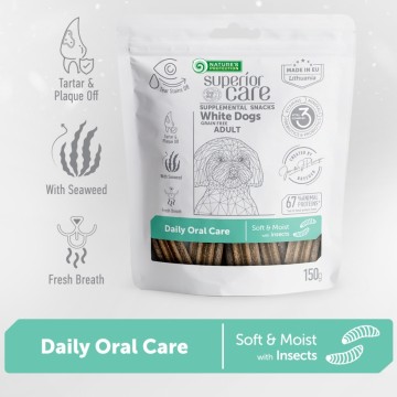 NPSC White Dogs Grain Free Adult Oral Care with Insects 150 g