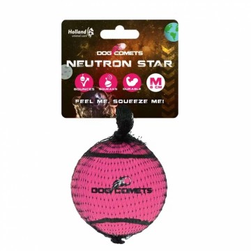 Dog Comets Star Tennis Ball With Squeaker M Pink
