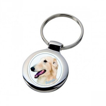 Borzoi nøkkelring
