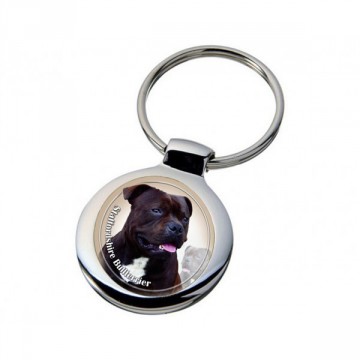Staffordshire Bull Terrier nøkkelring 