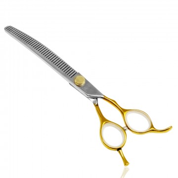 Tauro Pro Line Curved Thinning Scissors 18 cm, 40 teeth, ”Perfection