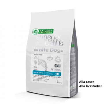 NPSC White Dogs Grain Free White Fish All Sizes and Life Stages 4 Kg